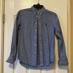 Polo button down youth size large